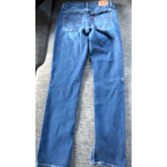 Levi Strauss Co Mid Rise Skinny Jeans Blue Wash Women's Size 8 - Picture 8 of 8